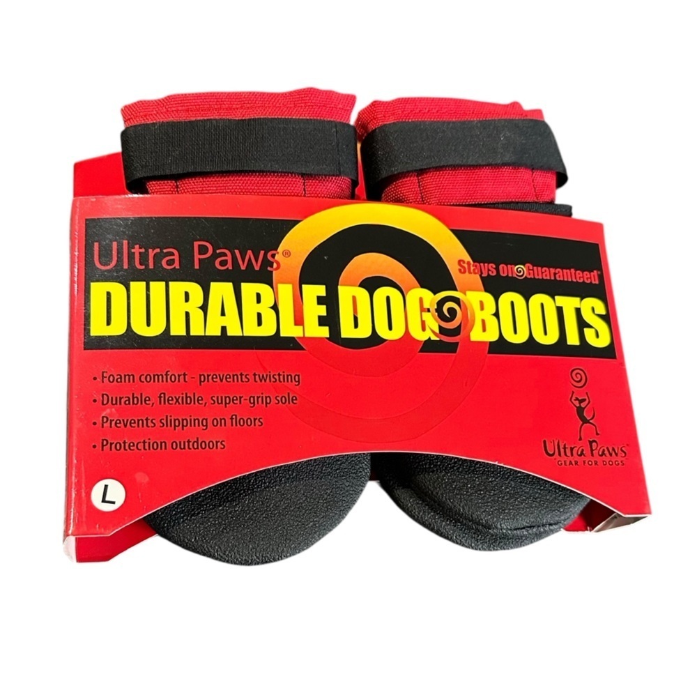 NWT Ultra Paws Durable Dog Boots 4 Pcs Size L - Picture 4 of 8